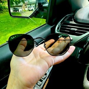 Ray-Ban RB3548N Hexagonal Flat Lenses Sunglasses